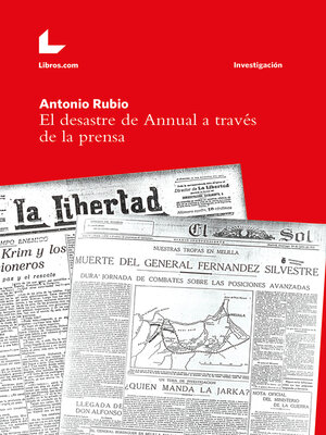 cover image of El desastre de Annual a través de la prensa